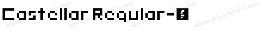 Castellar Regular字体转换